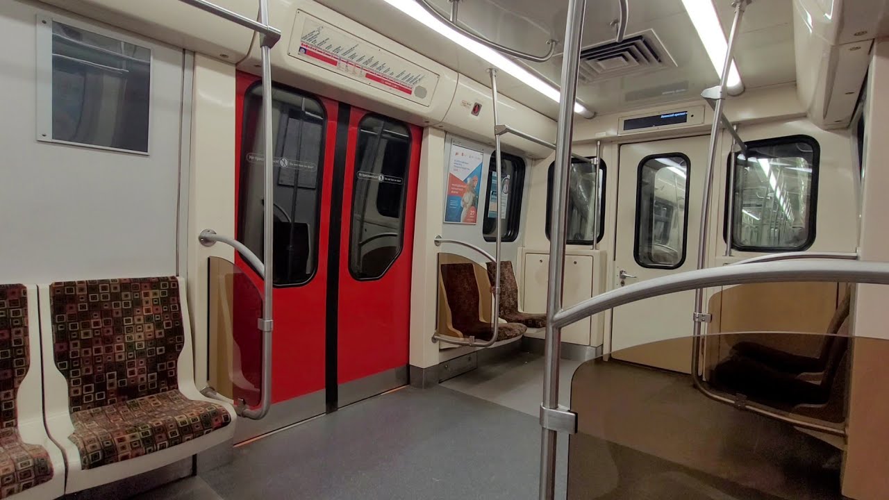 поездка на метропоезде «Юбилейном», вагоны: 22047-22048, борт №24047, маршрут 120, 🔴линия 1🔴