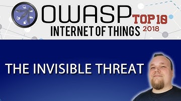 OWASP Top 10 - IoT 2018 (internet of things)