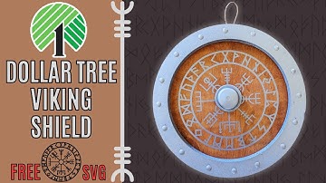 DIY Dollar Tree Viking Shield | Dollar Tree Crafts | Dollar Tree DIY