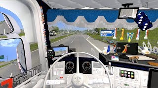 Euro Truck Simulator 2 (v1.35) - Scania RJL Tuning V8 Sound   Skin   Interior [Chereau Trailer]