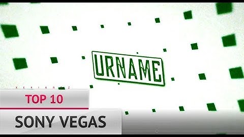 🤖 TOP 10 SONY VEGAS PRO INTRO TEMPLATES 🤖