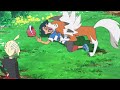 Pokémon - Ash Gets Licked All Over By Lycanroc (And Tickled Too)