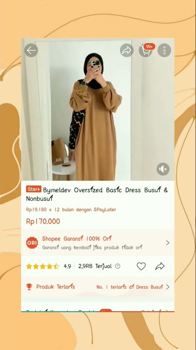 Dress busui & non busui #shorts #shopeehaul #ootdfashion #dress #busui
