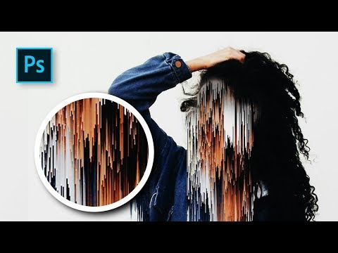 Cara Buat Pixel Sorting Effect - Edit Foto Aesthetic - Photoshop Tutorial Indonesia