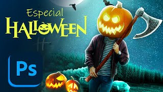 🎃 Halloween Photoshop 🎃 @GarciaStudiox Speed Art screenshot 1