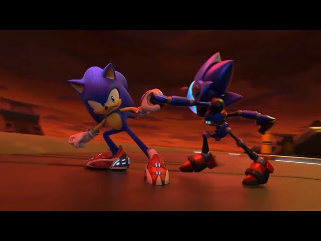 Chaos Sonic vs Metal Sonic. (Sonic Prime spoilers) SPOILERS