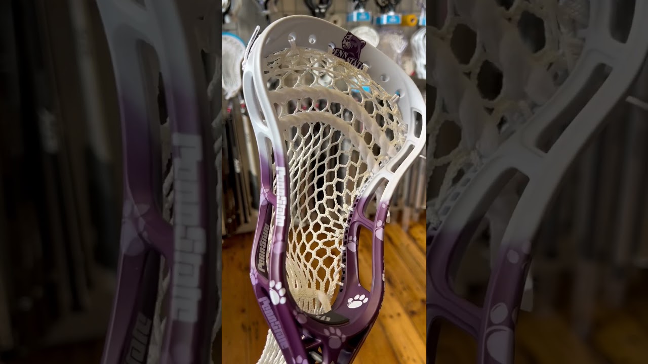 We Are Penn State. Custom dyed Penn State Stringking 2A Lacrosse Head.