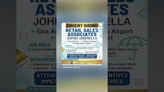 goa chennai ahemdabad Airport hiring ✈️🛫🛫🛫 #aviation #immediatehiring #job #airportjobs
