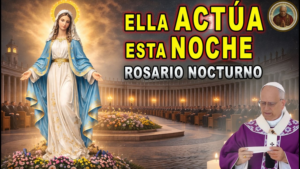 No es casualidad que escuches este Rosario nocturno: María la Misericordiosa actúa esta noche