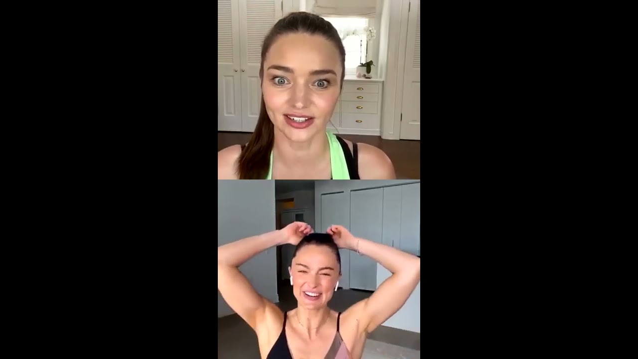 Supermodel Miranda Kerr's 35-Minute At-Home Workout in Malibu with Megan Roup | The BeautiFuel