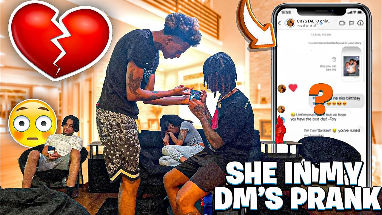 CRYSTAL IN MY DM PRANK ON JAZZ