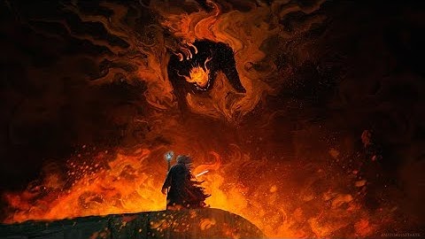 Gandalf Vs The Balrog (4K) EXTENDED Rumux  Demon Of The Ancient World