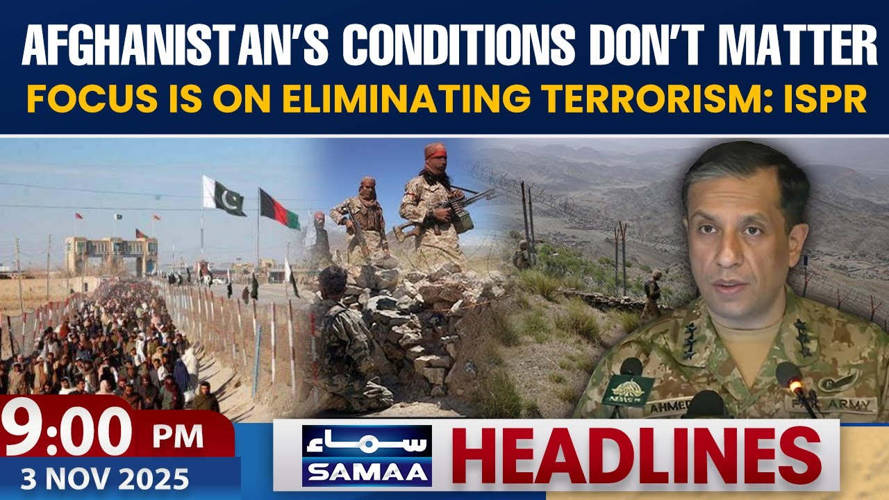 Afghan Conditions Irrelevant | Pakistan Focused On Eliminating Threats | New Headlines 9 PM