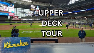 Stadium Tour Terrace Level 400 at American Family Field Milwaukee Brewers Major League Baseball