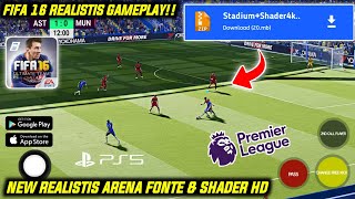 FIFA 16 Mobile | Gameplay Realistis!! Stadium Arena Fonte & Shader HD | Tutorial Install | FIFA 16 screenshot 5