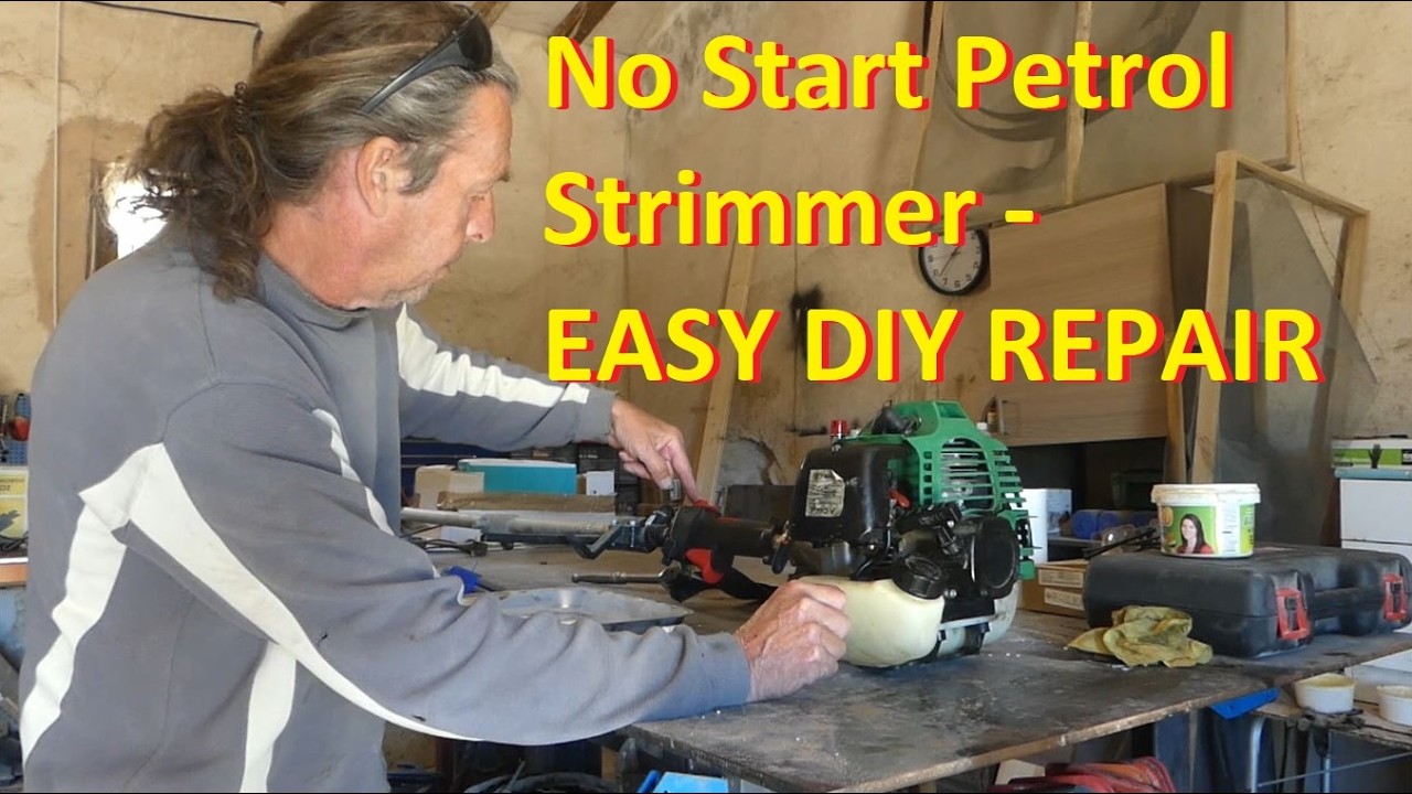 DIY Small Engine Repair | Fixing a No-Start Petrol Strimmer - YouTube