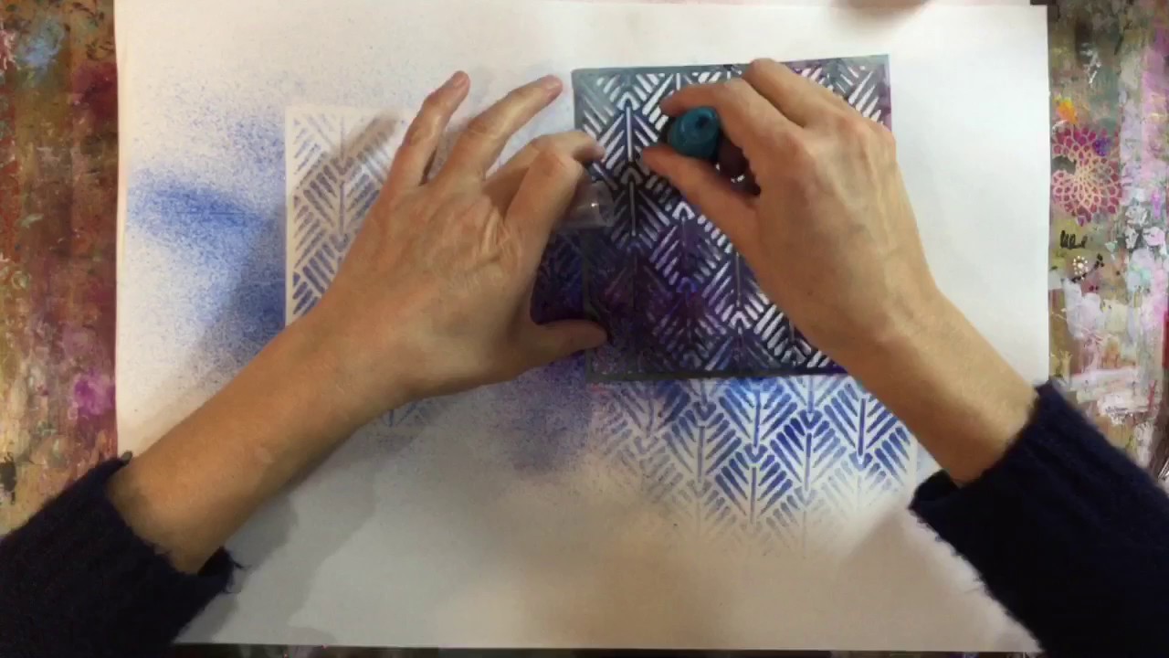 Homemade Spray Inks made with Brusho's