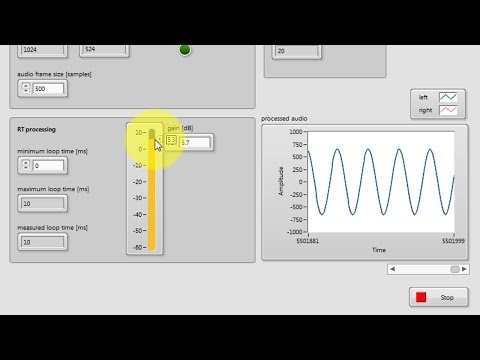 LabVIEW code: Stream high-speed data between FPGA and RT with a DMA FIFO (expected results)