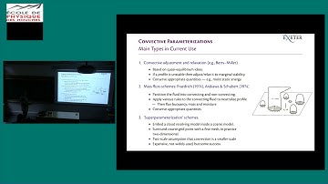 Seminar 1/1 - Simple models and parameterization for moist convection