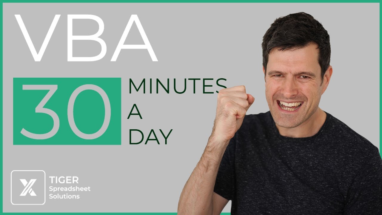 (1/30) Excel Vba Absolute Beginner Course (30 For 30)