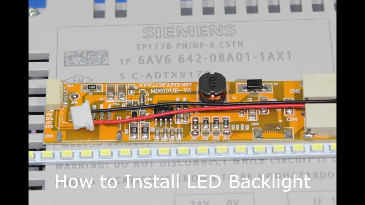 Kit Di Aggiornamento LED Sharp Per 6AV6642-0AA11-0AX1 – Nuovo - Foto 3