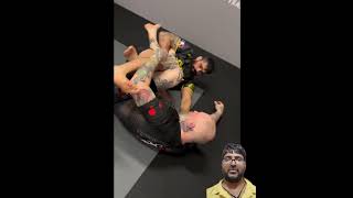 Open Guard To Cross Ashi Leg Lock Technique #bjj #viral #hanuman #jiujitsu #reels #shorts