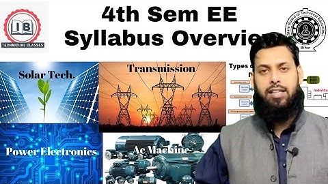 4th Sem EE Syllabus Overview |  🔥join  with offer | SBTE@IBTechnicalClasses   7488349472