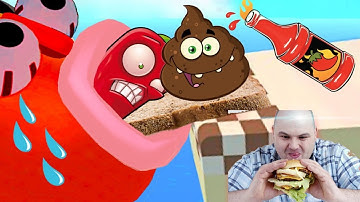 Sandwich Runner All Leves Gameplay iOS,Android Update Newtrailers Walkthrough Mobile Game CSDAF421