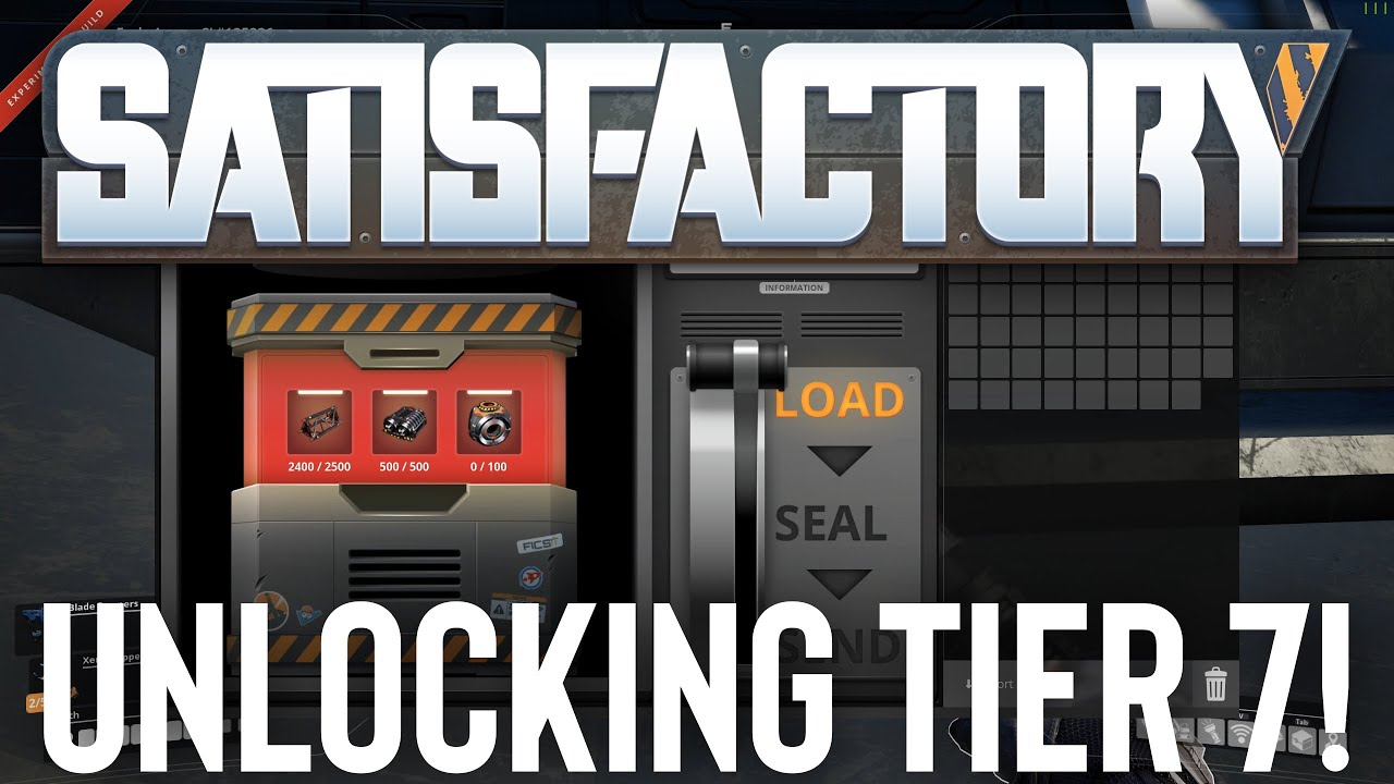 SatisfactoryUnlocking Tier 7 and Getting Bauxite Production Started