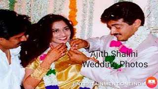 Ajith Shalini wedding photos, Shalini wedding photos, Ajith wedding photos