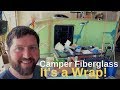 Wrapping my Foamie Camper in Fiberglass and Epoxy Resin