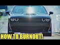 How To Do a Burnout In An Automatic RWD | Dodge Challenger Edition