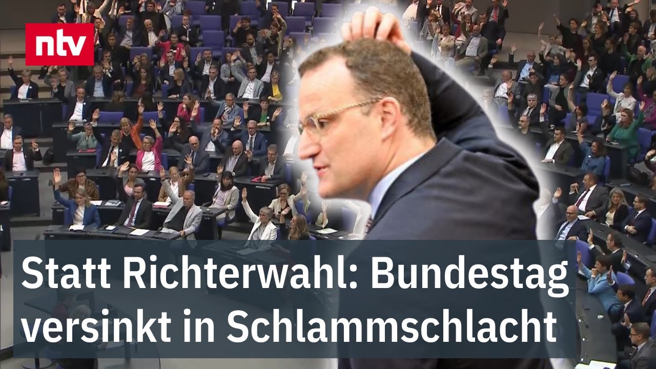 Statt Richterwahl: Bundestag versinkt in Schlammschlacht - Chronik des Scheiterns in Berlin