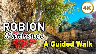 Robion France A Guided Walk The Key To The Luberon 4K