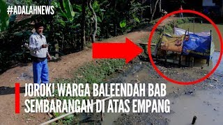Miris Warga Baleendah Bandung Bab Sembarangan Di Atas Empang