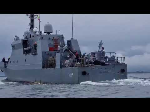 Armada intercepta semisumergible transportando cuatro toneladas de cocaína en el Pacífico Nariñense