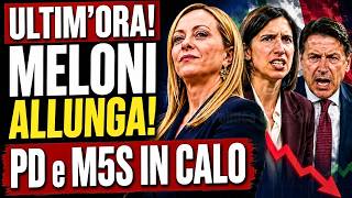 ULTIM'ORA | Sondaggio shock del 19 giugno: Meloni allunga, Pd e M5S arretrano!