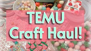 *Huge* crafty TEMU haul! Honest and fun review