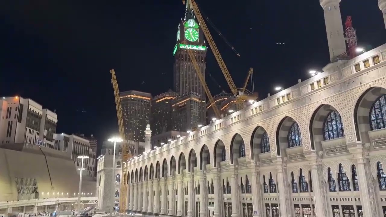 MashaAllah amazing view of Makkah taken just a while ago 