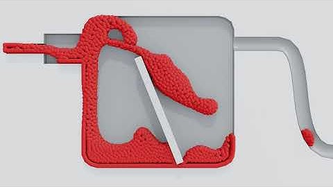 Particle Simulation #51 : Move Like Fluid Simulation