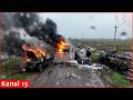 Ukrainian unit crushes crucial Russian logistics route, military vehicles using secret strike drones