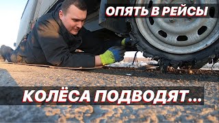 Снова в рейсы! Взрыв колёс.. Катаемся по Питеру