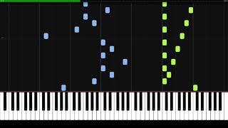 Passacaglia - Handel (Halvorsen) | Piano Tutorial | Synthesia | How to play