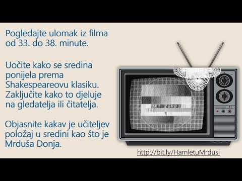 Hrvatski jezik, 4. r. SŠ - Ivo Brešan, Predstava Hamleta u selu Mrduša Donja