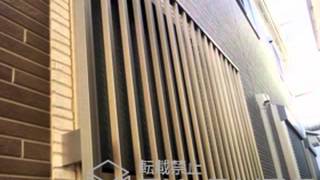 東京都の高強度面格子 縦格子 施工例 | エクステリアのエクスショップ