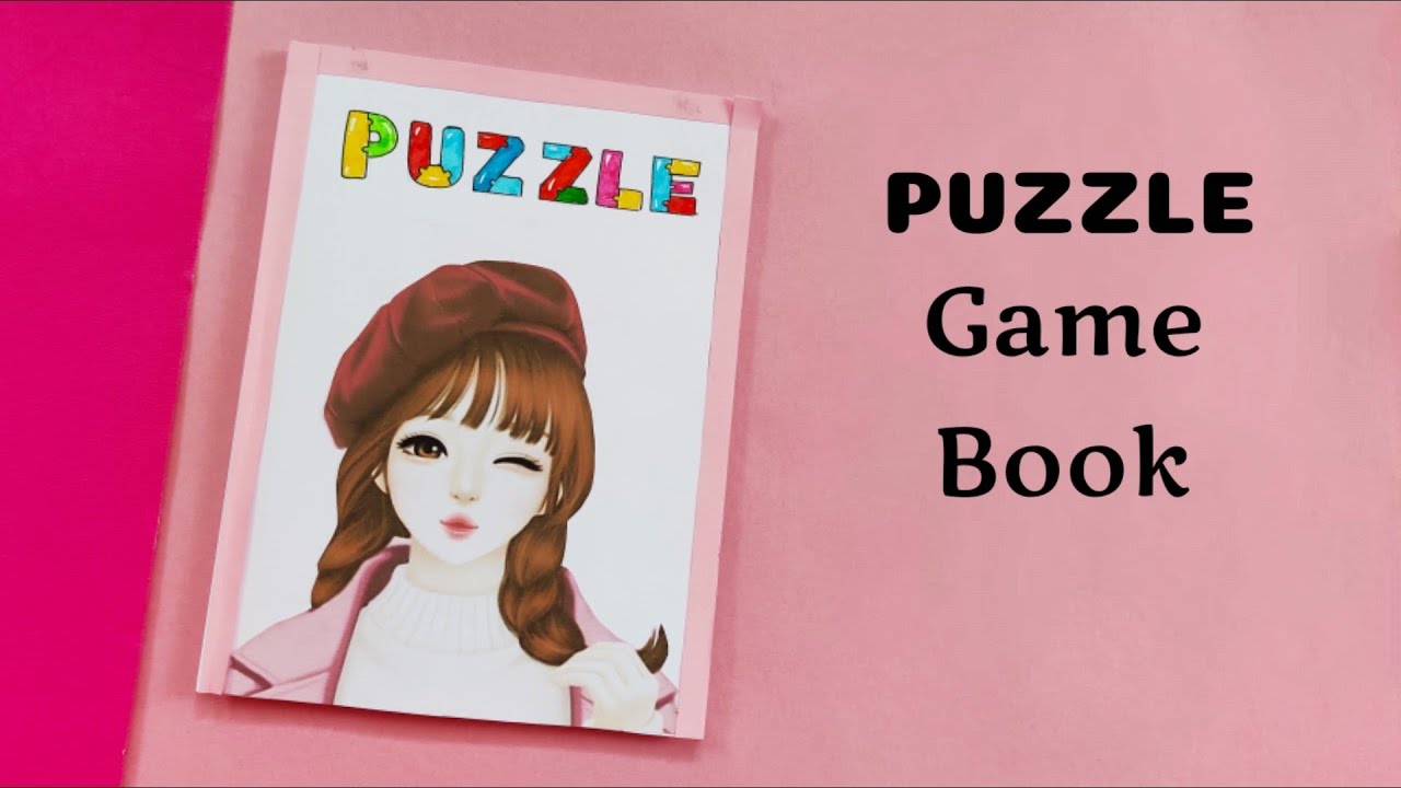 Handmade easy puzzle games ideas / DIY cute game book / Puzzle book
