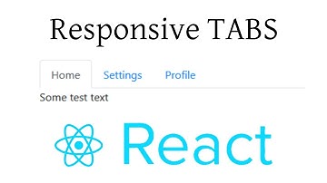 Build Responsive TABS Using REACT JS [React Components Series]