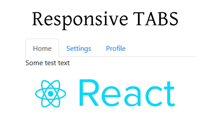 Build Responsive TABS Using REACT JS [React Components Series]