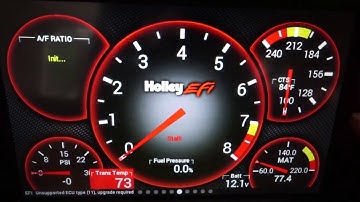 Installing Trans Temp Sensor Holley 7" Dash Setup, Low Doller Motorsports Sensor!!!