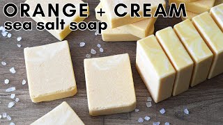 Orange + Cream Sea Salt Soapmaking | MO River Soap